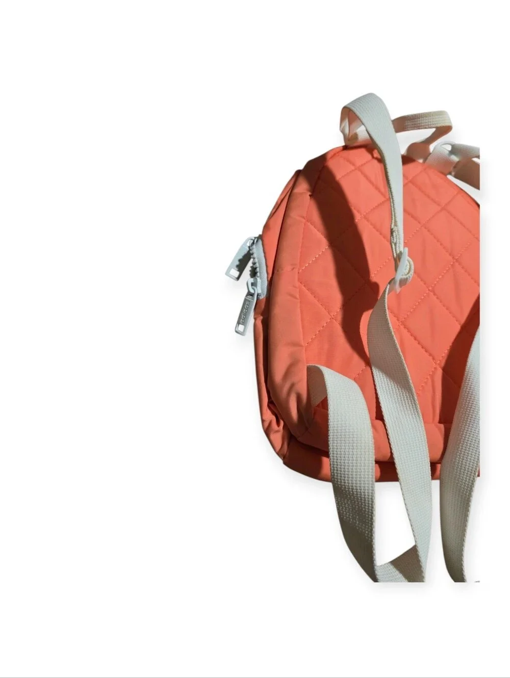 Adidas Women's Mini Sports Backpack in Coral - Picture 8 of 9